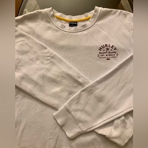 Hurley White Crewneck Size L